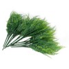 12pcs Artificial Plants Greenery Simulation Plants Fern Wort Fake Grass