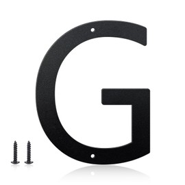 3 Inch House Numbers and Metal Letters for Outdoor Signs, House Numbers for Outside, Aluminum Address Letters and Numbers for Door, Mailbox, Garden, Perfect for Home or Office (Letter G)