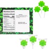 St. Patrick's Day Green Shamrock Lollipops, Individually Wrapped (500-Pack)