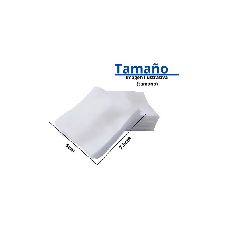 Gasas Esteriles Quirmex Absorbentes De Álgodon 7.5x5cm C/100