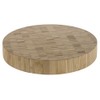 American Metalcraft B10 Serving Board, Bamboo, Round, 10" Dia., 3-1/2"