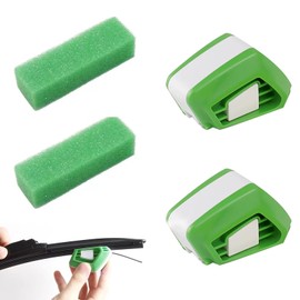 Pack of 2 Windscreen Wiper Cutter, Windscreen Wiper Blade Repair, with 2 Sponge Cleaning Cloths, Car Wiper Blade Repair