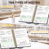 WEMATE Meeting Notebook for Work B5 (7"x10") - PU Leather