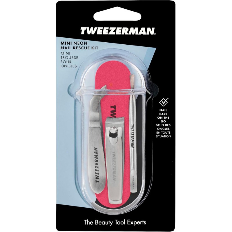 Kit de Rescate de Uñas Mini Neón Tweezerman