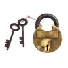 Solid Brass Alcatraz San Francisco Prison Padlock Lock with Keys