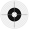 100 Sheet 12 x 12 Inch Shooting Paper Target 250g