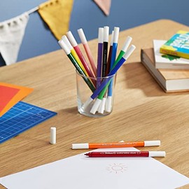 Pelikan Pelikan 813846 Faserschreiber Colorella Duo C407, 12 Stifte in Faltschachtel