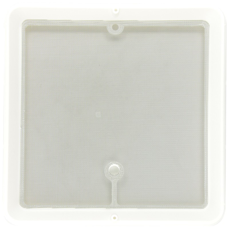 Heng's JRP1124R 14" White Radius Corner Screen Jensen Roof Vent