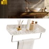 Bathroom Shelves Acrylic Space Saving Hole Free Floating Wall Mounted