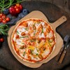 DSIOHFEI Bamboo Pizza Peel, 10 & 12 inch Pizza Cutting