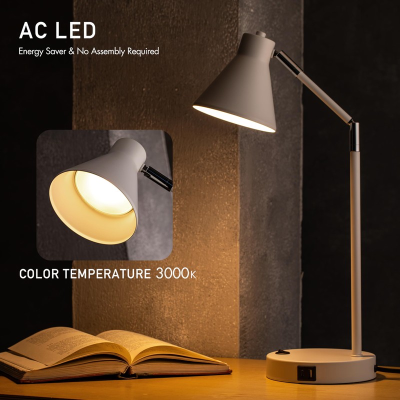 O'Bright Astrum - LED Desk Lamp with Dual USB Charging