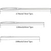 YKLbpd Large Eye Blunt Needles,15 Pieces Stainless Steel darning Needles