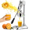 Luzrise Manual Juicer Hand Press Professional Citrus Juicer Countertop Metal