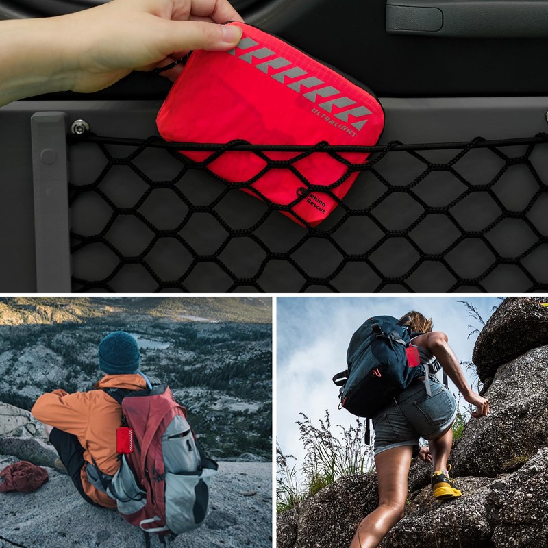 RHINO RESCUE EDC First Aid Kit for Travel, Mini Water-Resistant
