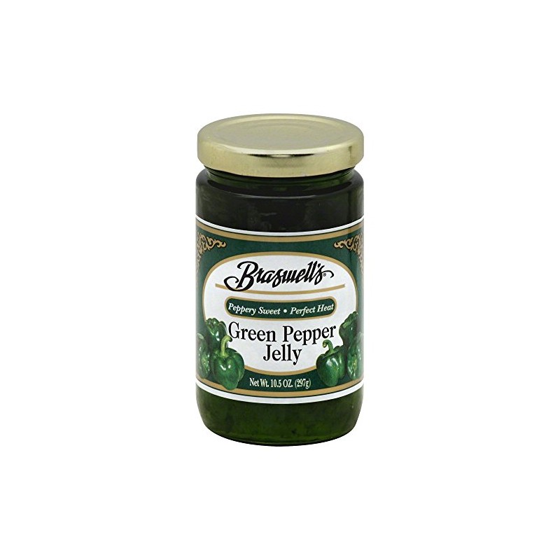 Braswell Green Pepper Jelly 10.5 OZ (Pack of 3)