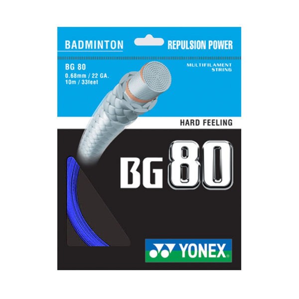 YONEX BG80 0.68mm Badminton Set (Royal Blue)