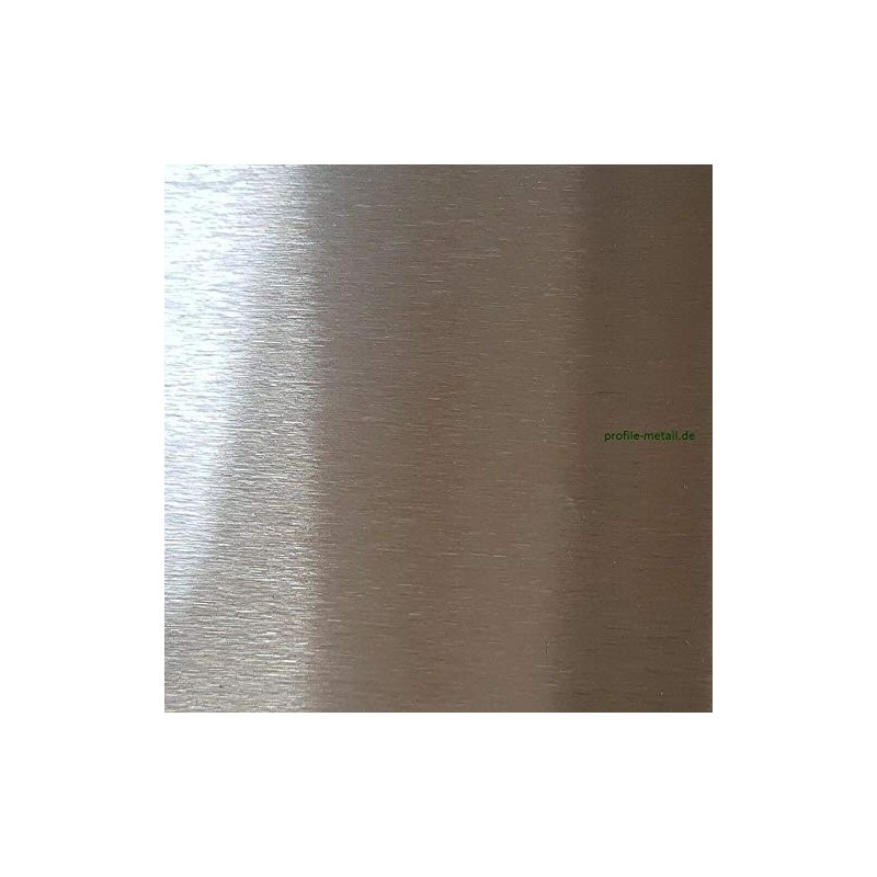 Cover profile, 1000 mm, stainless steel, U-profile a: 15x W: