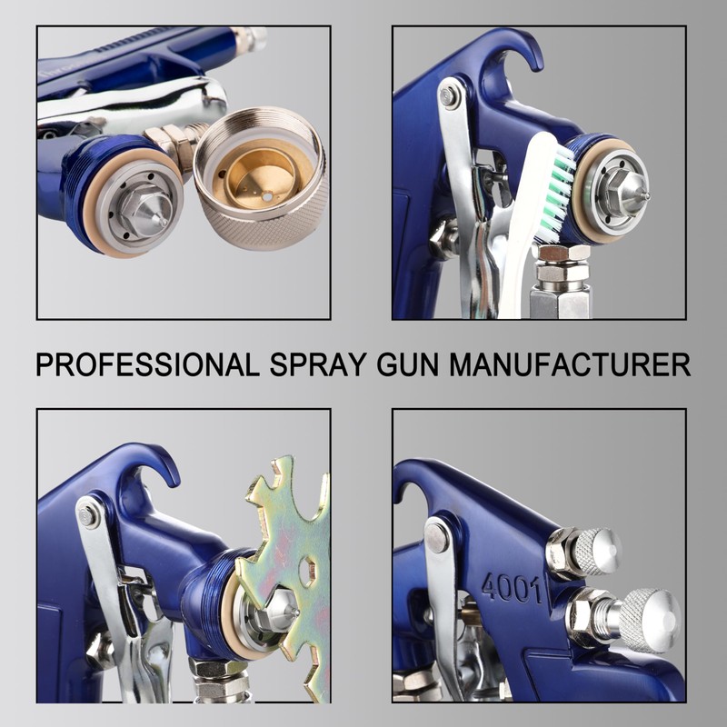 Throohills Siphon Feed Spray Gun for Piant with 1.8mm Nozzle,