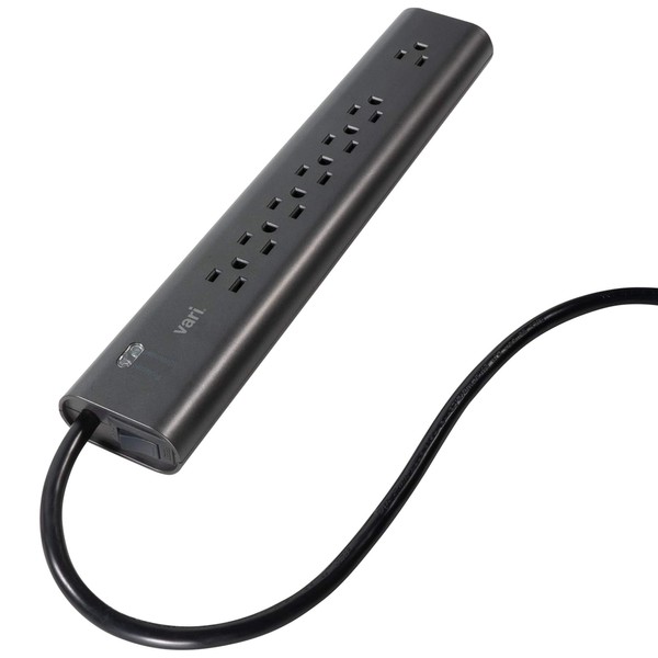 Vari Power Strip (15 Foot) - Black Extension Cord with