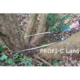 C344469 Hand Chainsaw - With Chrome-Plated Chain - Quiet, Sharp and Flexible - Saw As Easy and Safe as Never - 144 Chain Links - 130 cm Length - C344469 (Plus)