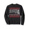 Braapy Holidays Funny Sled Snowmobile Braap Ugly Christmas Sweatshirt