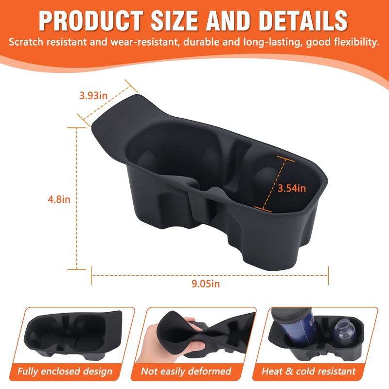 Cup Holder Coaster Fit for 2018-2024 Jeep Wrangler JL JLU