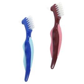 Healeved 10pcs Double-sided Cleaning Brush Ergonomic Toothbrushes for Oral Care Lightweight and Materials for Seniors and Braces Maintenance