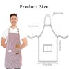 Shunshi 2 Pack Adjustable Apron, Unisex Apron with 2 Pockets,