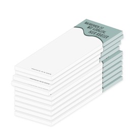 PRICARO Notepad "Quote 06" Magnetic 62 x 148 mm Pack of 10