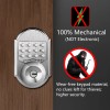 Bravex Keyless Entry Keypad Deadbolt Door Lock 304 Stainless Steel