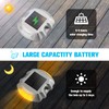 Solar Deck Lights Driveway Dock Lights, VOLISUN 8-Pack Led IP67