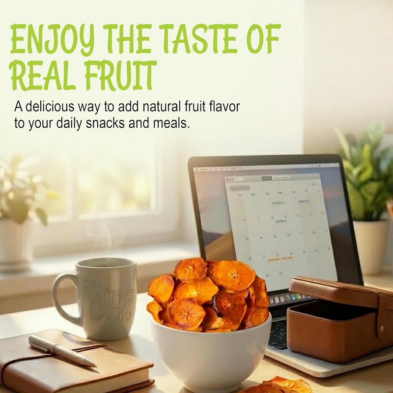 Oh! Nuts Dried Persimmons - Dehydrated Fruit - No Sugar