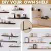 AddGrace 4 Pack Floating Shelf Brackets Solid Steel Heavy Duty