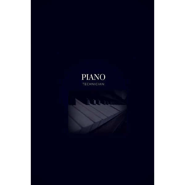 Piano technician: College ruled composition notebook journal. Piano tuner technician