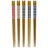 Ishida Chopsticks for Guests, Made in Japan, Gingham Check, 9.1