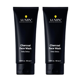 Lumin - Limpiador de carbón No-Nonsense para hombre (2 unidades): desatasca los poros de aceite, suciedad y contaminación, experimenta un...
