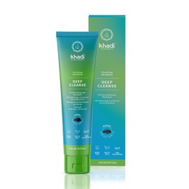 KHADI DEEP CLEANSE Ayurvedic Clarifying Shampoo | 5 oz | Intensive clarifying deep cleansing of hair and scalp | 100% natural, silicone, sulfate & paraben-free | Certified natural cosmetics | KHADI