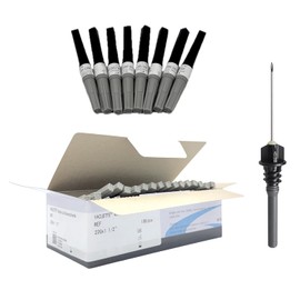 Agujas para Toma Múltiple NIPRO Vacuette 22G x 38 mm (1½") Negras, Estériles, para Extracción de Sangre al Vacío, Caja con 100 Piezas