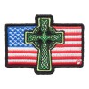 PatchStop - World's Largest Patch Store Celtic Cross American Flag
