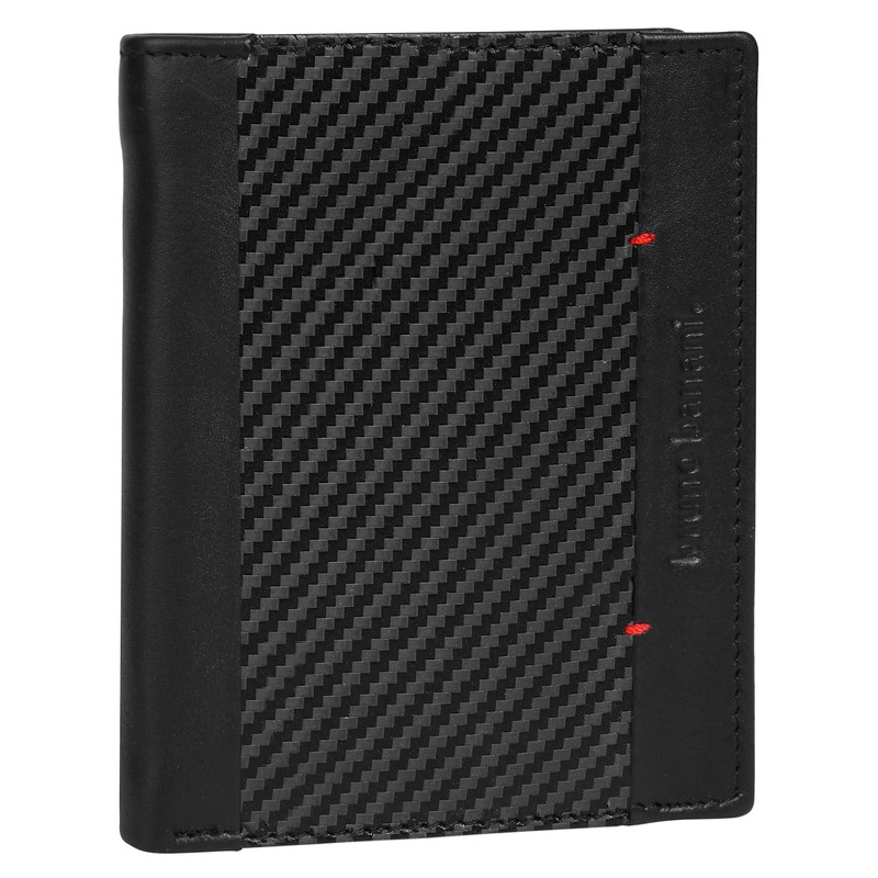 bruno banani Genuine Leather Wallet for Men, Women, Braided Design,