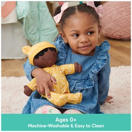 GUND Baby Sustainable Baby Doll, Plush Doll Made from Recycled Materials, for Babies and Newborns, Yellow, 12”