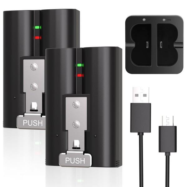 JYJZPB 2-Pack Replacement Battery for Ring Doorbell Indoor Camera, 7200mAh