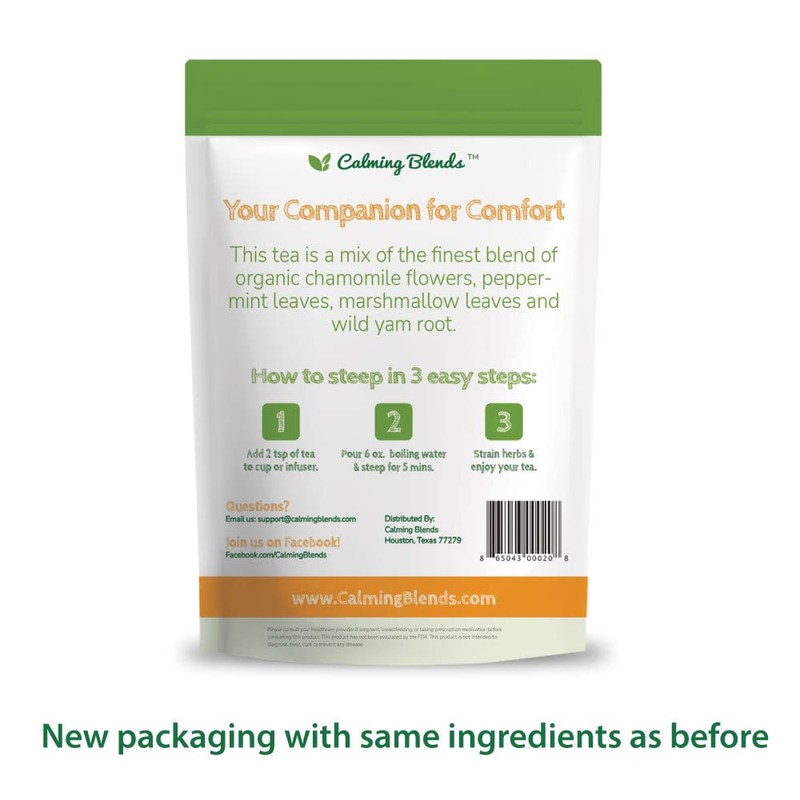 Calming Blends Diverticulitis Tea | Certified Organic, Caffeine Free |