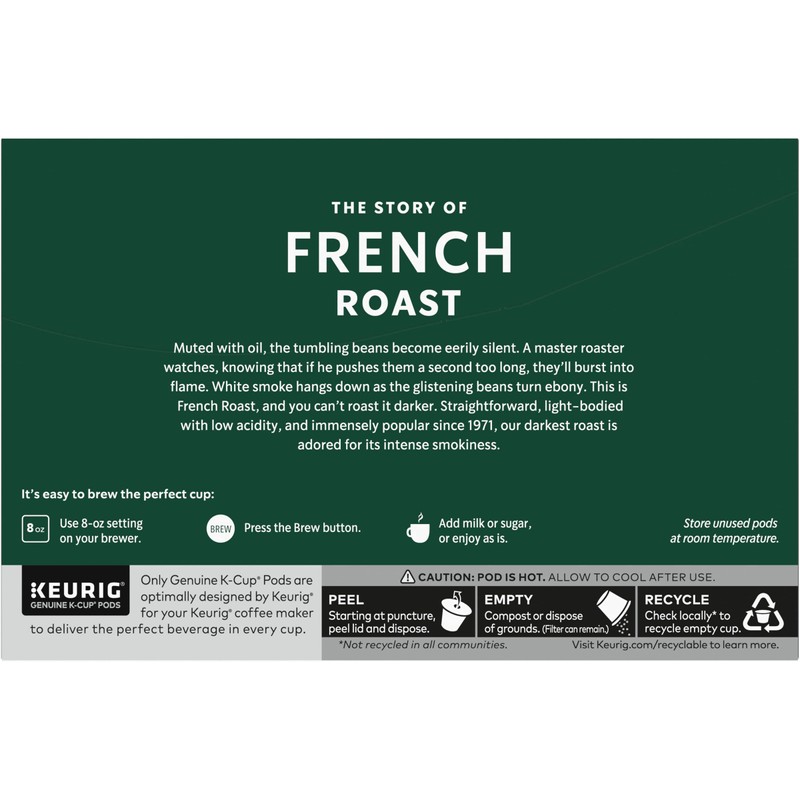 Starbucks, French Roast K cup 10 Count