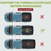 AUTOSAVER88 Soft Roll Up Truck Bed Tonneau Cover Compatible with