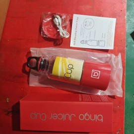 Bingo 500ml Mini Portable USB Rechargeable Electric Juicer Cup Blender