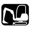 Mini Excavator Sticker OS 146 6" Window Decal
