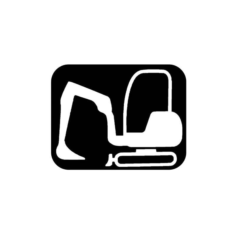 Mini Excavator Sticker OS 146 6" Window Decal