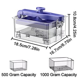 Tofu Press, Tofu Cheese Maker, Small Tofu Diy Press Mould, Plastic, Multifunctional Cheese Press, Tofu Press with Strainer, Presses for Homemade Tofu and Cheese in the Kitchen, 18.5 x 16.7 x 10.8 cm