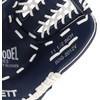ZETT BDG2012V Catchball Gloves for Beginners, Includes Shock Absorbing Pads,